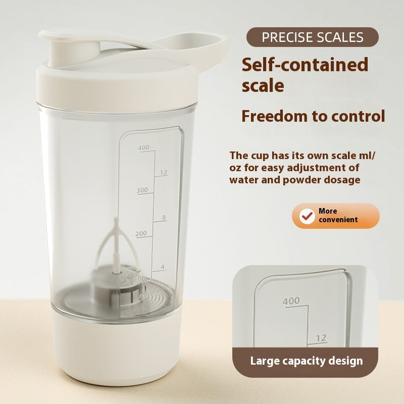 400ML 14oz Electric Protein Powder Mixing Bottle